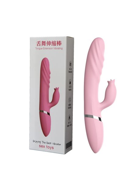 Wibrator króliczek posuwisty Tongue Extension Vibrating - 5