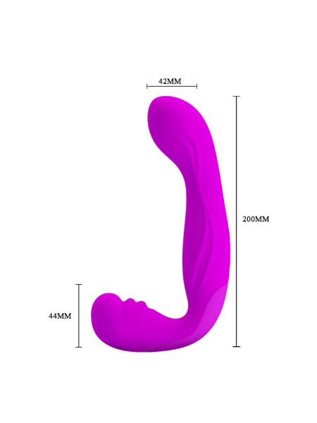 Wibrator punkt g masażer łechtaczki 2 końce 30tryb - 4