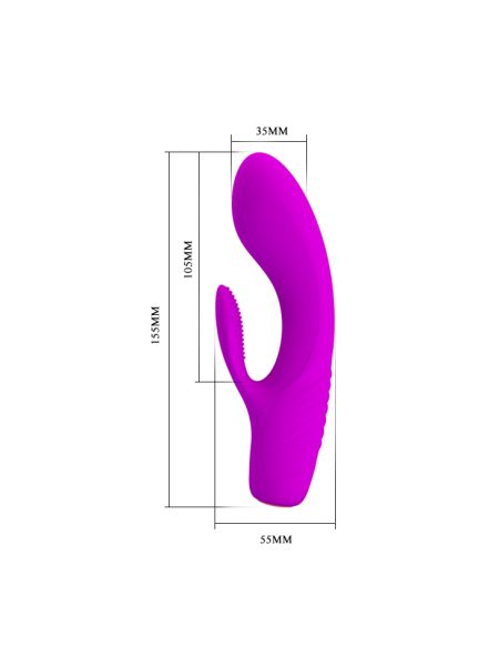 Wibrator punktu g masażer łechtaczki 12trybów 15cm - 8