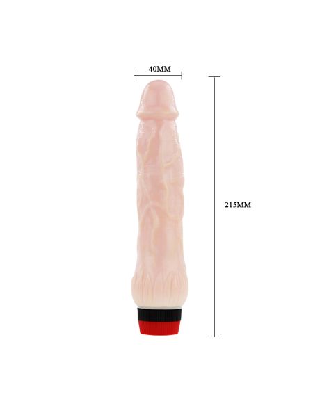 Wibrator realistyczny naturalny penis członek 21cm - 7