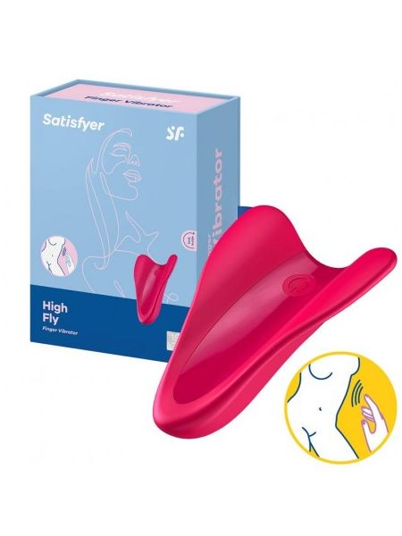 Masażer łechtaczki wibrator na palec Satisfyer High Fly