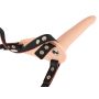 Wibrator strap-on uprząż paski 10 trybów 15cm sex - 17