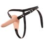 Wibrator strap-on uprząż paski 10 trybów 15cm sex - 4