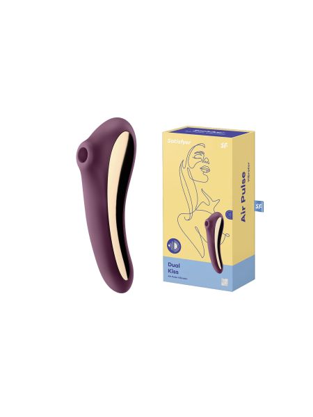 Powietrzny wibrator masażer łechtaczki Satisfyer Dual Kiss