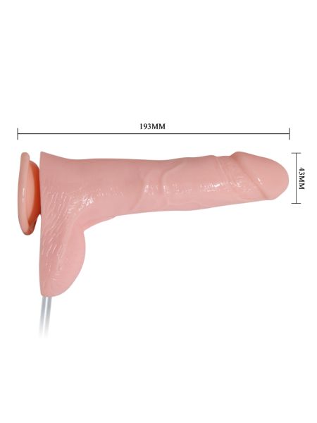 Dildo tryskające penis naturalny realistyczny - 5