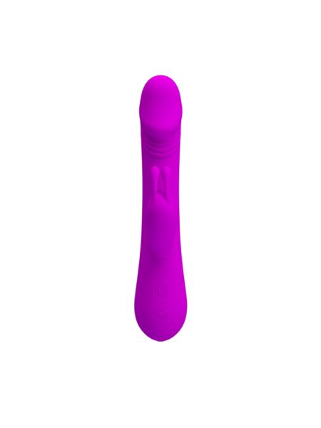 Wibrator z masażerem łechtaczki 30 trybów 21cm sex - 3