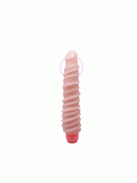 Wibrator zginany z kręgosłupem spiralny sex 19cm - 6