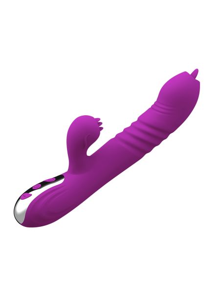 Wibrator-Fairy USB 3 functions of thrusting / 20 vibrations -Purple