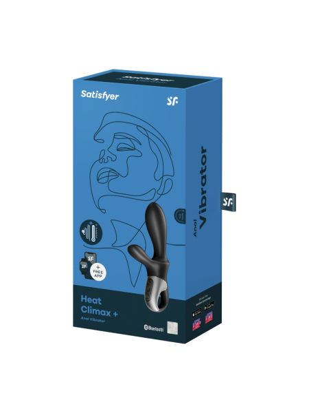 Wibrator króliczek podgrzewany z aplikacją Satisfyer Heat Climax + - 5