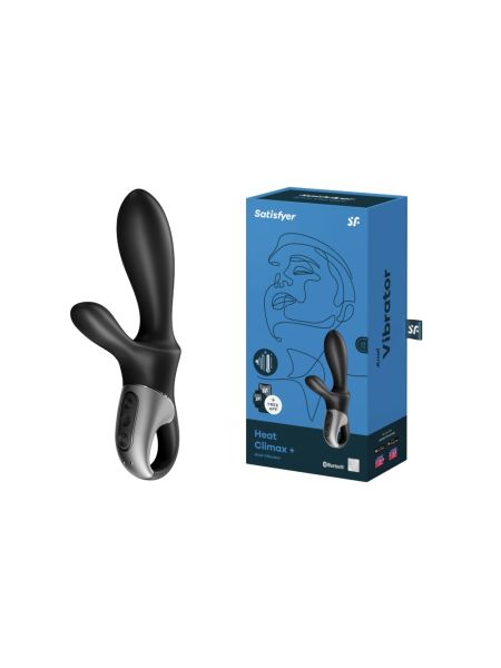 Wibrator króliczek podgrzewany z aplikacją Satisfyer Heat Climax +