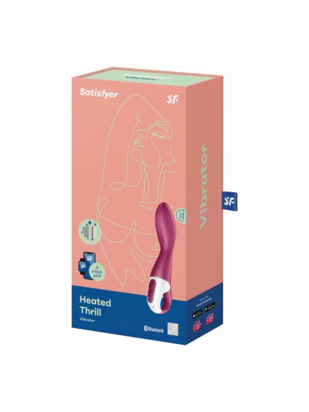 Wibrator podgrzewany z aplikacją Satisfyer Heated Thrill - 5