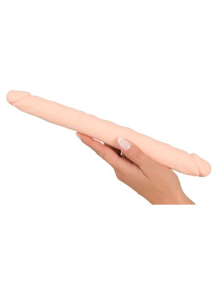 Dildo dwie końcówki realistyczne giętkie 30,5 cm - 7