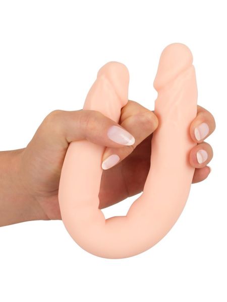 Dildo dwie końcówki realistyczne giętkie 30,5 cm - 9