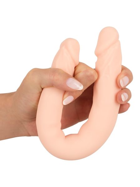 Dildo dwie końcówki realistyczne giętkie 30,5 cm - 6