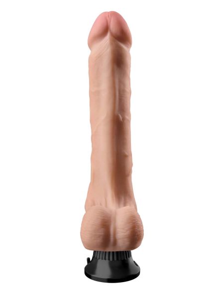 Wibrujące żylaste dildo do strap-on 30,5 cm - 6