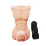 Wibrujące dildo - męski tors penis członek 13cm - 4