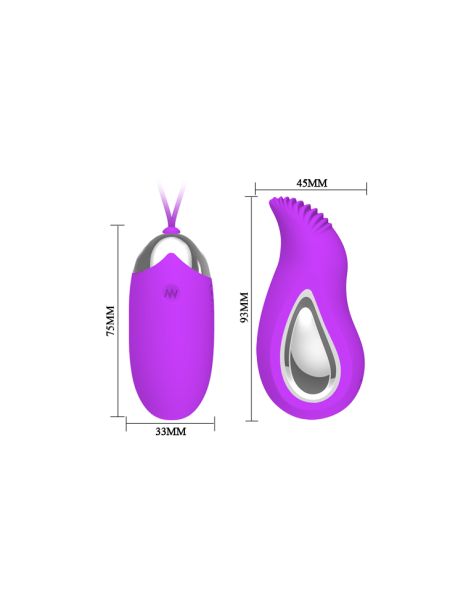 Wibrujące jajko pilot masażer łechtaczki 12trybów - 6