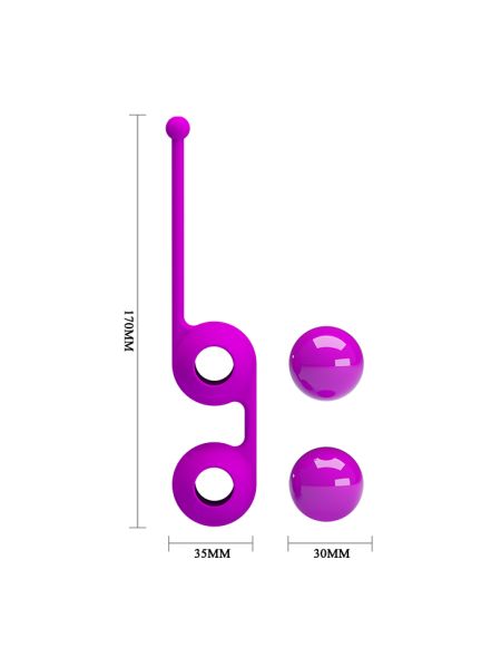 Wibrujące obciążone kulki stymulujące orgazmowe - 8
