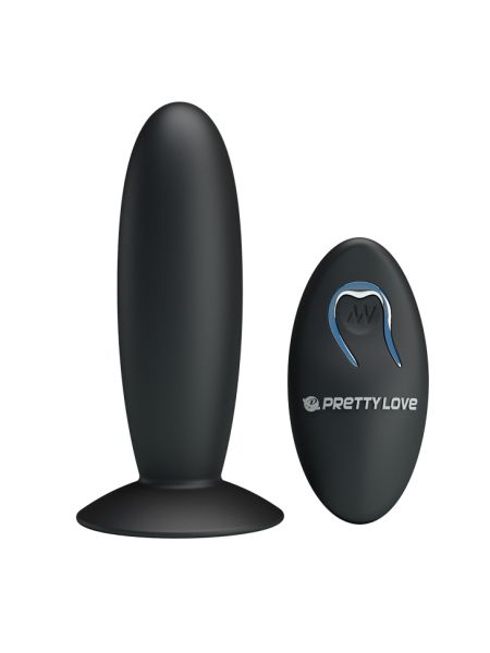 Wibrujący korek analny z przyssawką Pretty Love Vibrating Plug - 3