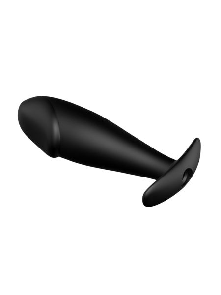 Wibrujący penis plug sex korek analny 10cm 12tryb - 4