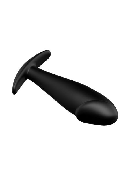 Wibrujący penis plug sex korek analny 10cm 12tryb - 5