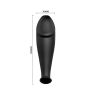 Wibrujący penis plug sex korek analny 10cm 12tryb - 8