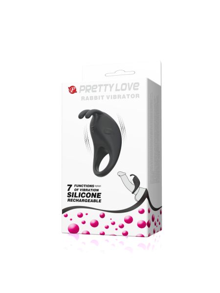 Wibrujący pierścień na penisa Pretty Love Rabbit Vibrator - 10