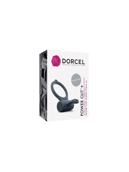 Wibrujący pierścień na penisa dorcel power clit + - 5