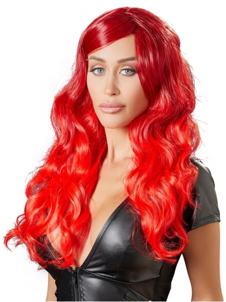 Wig red wavy long - 5