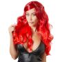 Wig red wavy long - 4