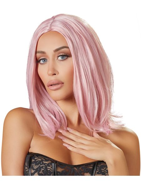 Wig, bob, pink - 4