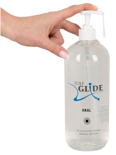 Gęsty nawilżający lubrykant analny Just Glide Anal 1L - 8