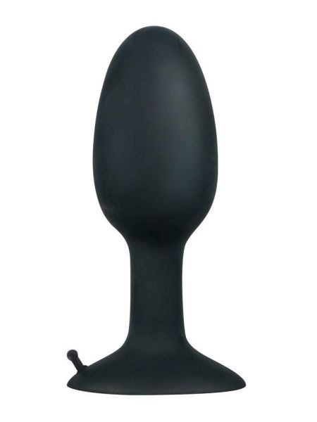 Wydrążony korek plug analny obciążony sex m 11cm - 3