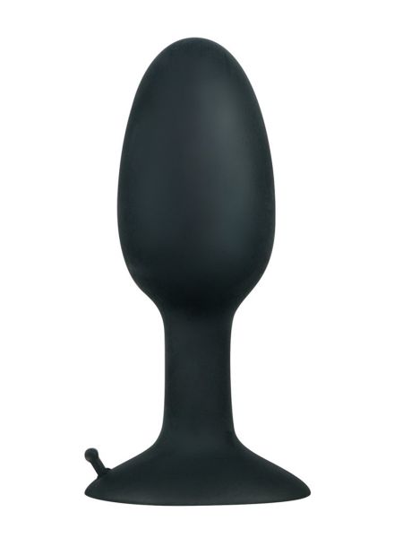 Wydrążony korek plug analny obciążony sex m 11cm - 4