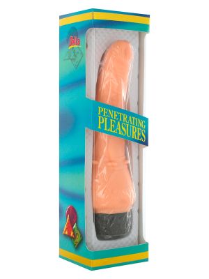 Wygięty penis smukły wibrator realistyczny 18cm - image 2