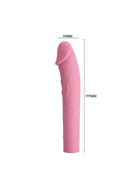 Wygięty wibrator penis do punktu g 19 trybów 15cm - 3