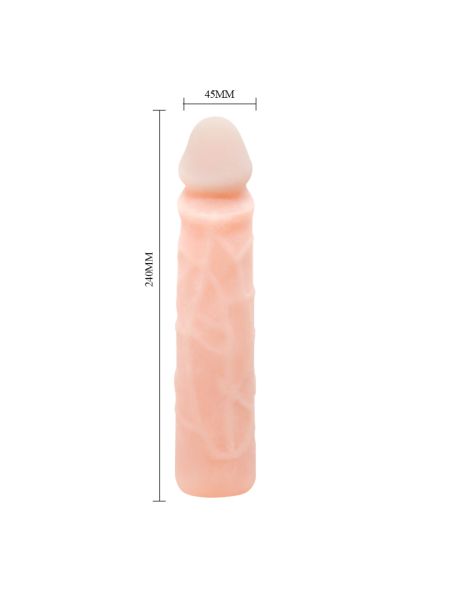 Wyginane dildo z cyberskóry realistyczny penis 24c - 3