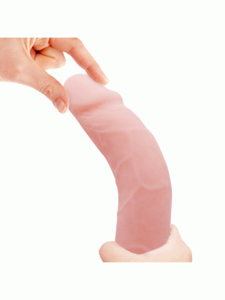 Wyginane elastyczne dildo z kręgosłupem penis 16cm - 7