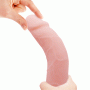 Wyginane elastyczne dildo z kręgosłupem penis 16cm - 8