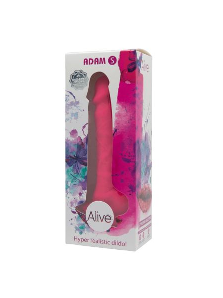 Wytrzymałe mocne dildo penis z przyssawką sex 18cm - 2