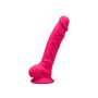 Wytrzymałe mocne dildo penis z przyssawką sex 18cm - 2