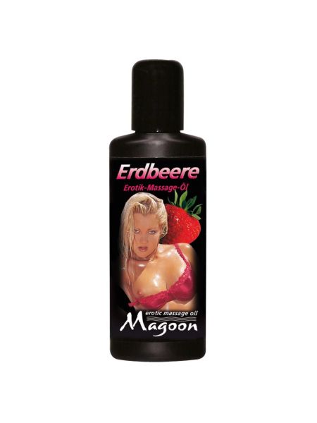 Zapachowy olejek do masażu erotycznego truskawka - 4