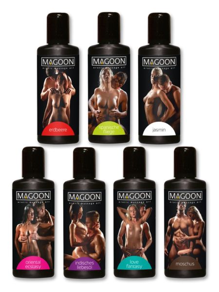 Zestaw olejków do masażu erotycznego 7 butelek - 2
