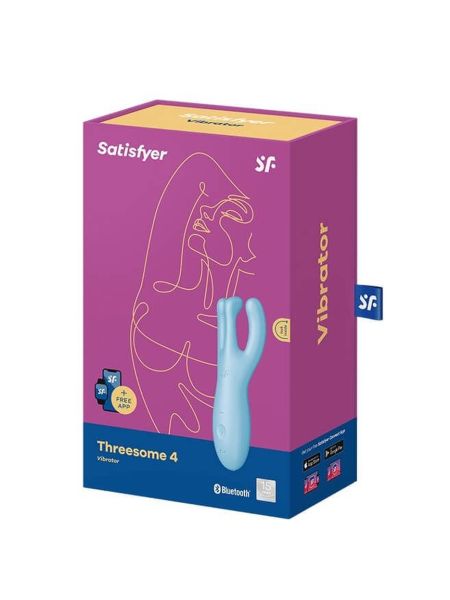 Wibrator króliczek z aplikacją Satisfyer Threesome 4 - 6