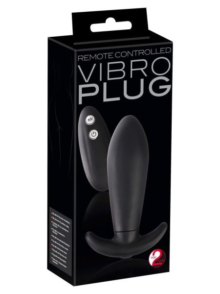 Stożkowa wtyczka analna plug korek wibracyjny 12cm