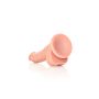 Silikonowe żylaste cieliste dildo przyssawka 20 cm - 5