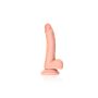 Silikonowe żylaste cieliste dildo przyssawka 20 cm - 6