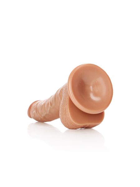 Duże silikonowe żylaste dildo przyssawka 20 cm - 5