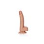 Duże silikonowe żylaste dildo przyssawka 20 cm - 4