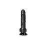 Silikonowe żylaste dildo z przyssawką 23 cm - 3